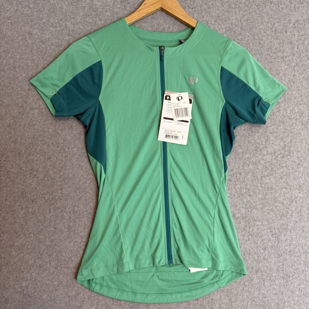 Pearl Izumi Womens Small Select Pursuit Cycling Jersey Teal Reflective NEW